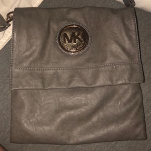 Grey Michael Kors crossbody purse